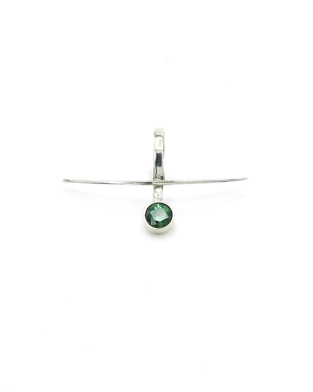 silver contemporary jewelry for the lips.