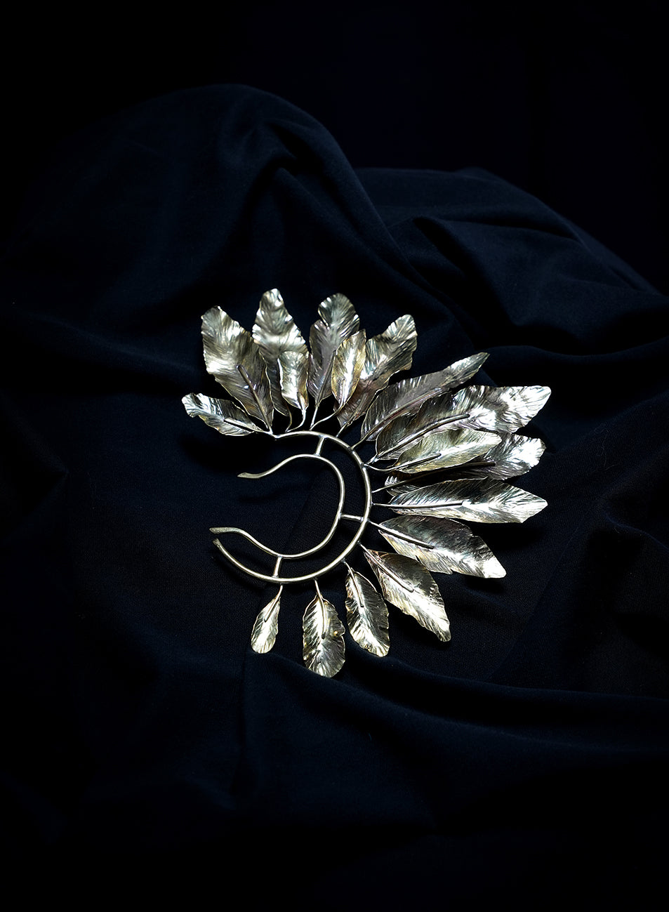 ear cuff gold headpiece