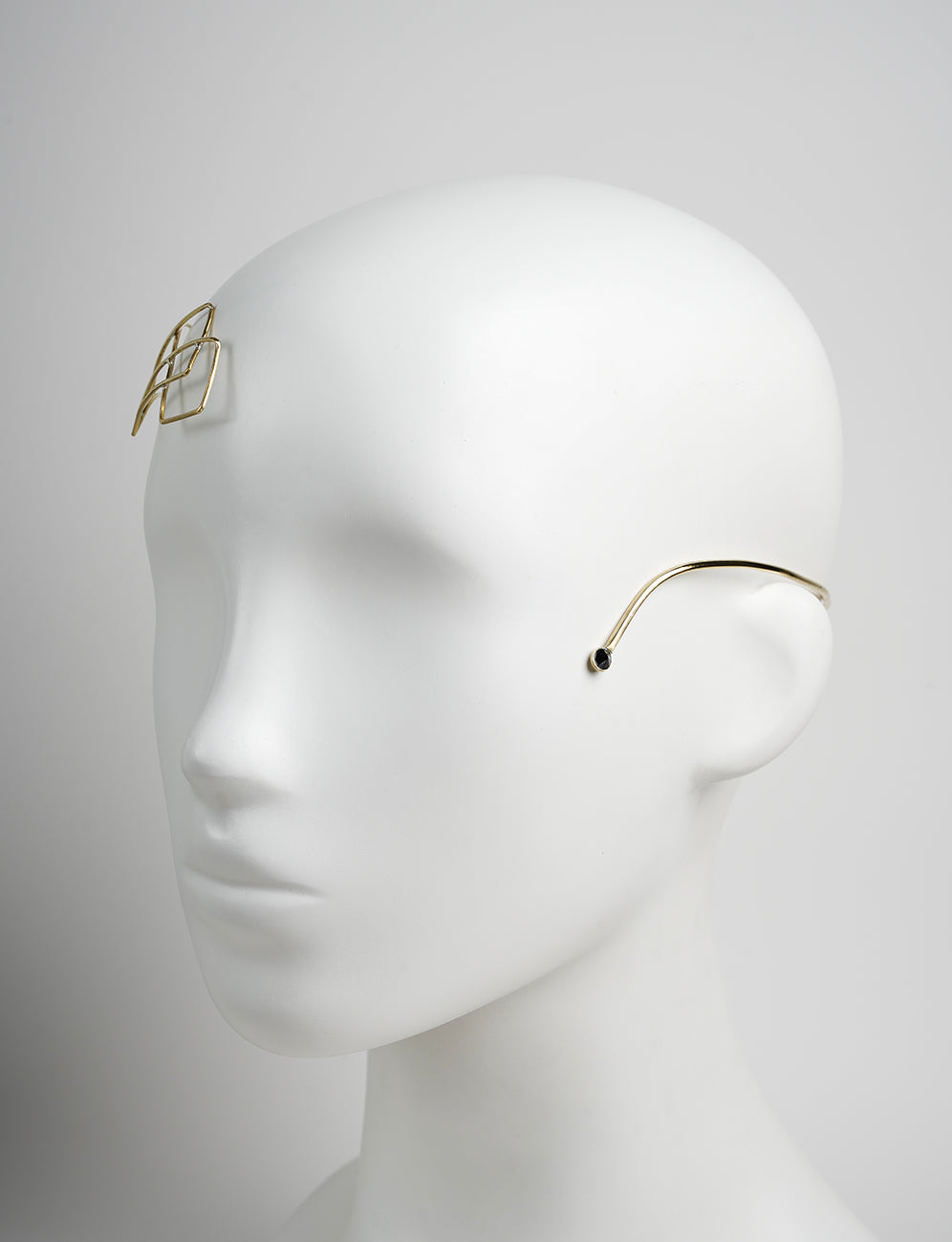 handmade golden face jewelry