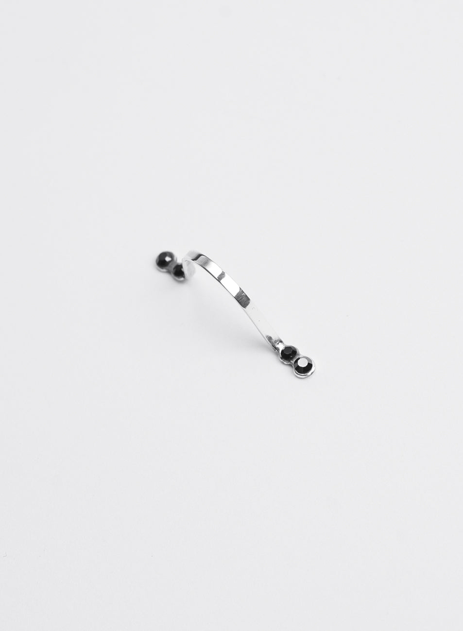 no piercing nose jewelry, face jewelry for nose bridge, in silver