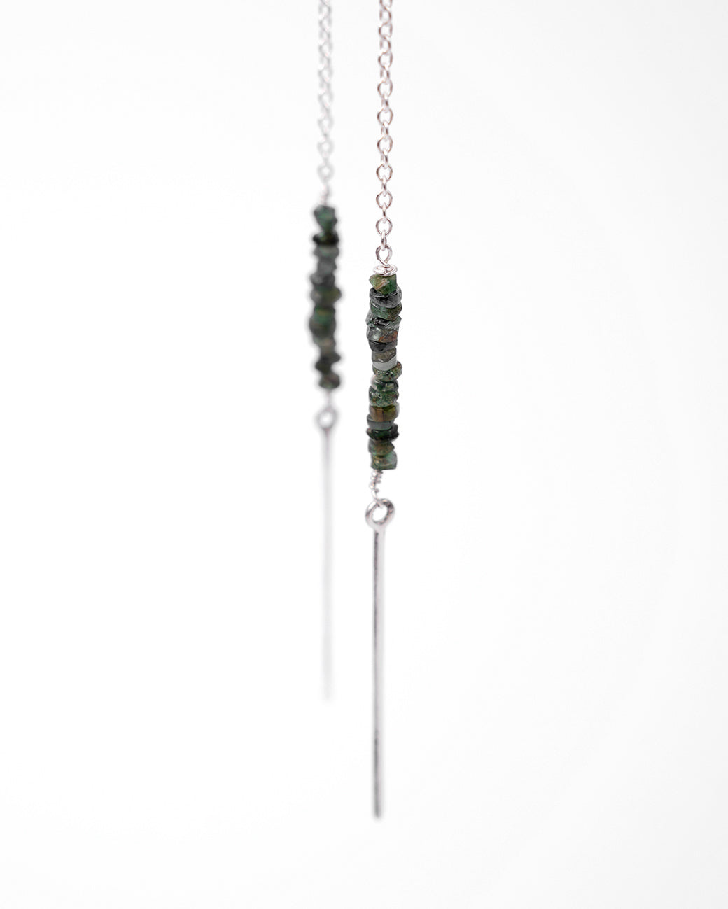 silver nose bridge jewelry with pendants
