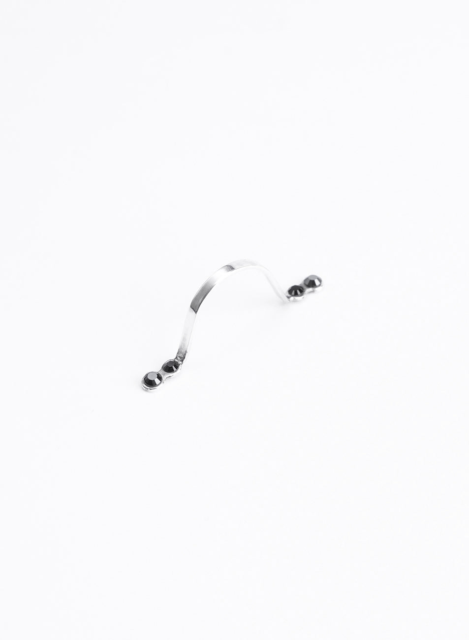 silver nose bridge jewelry, no piercing, face jewelry