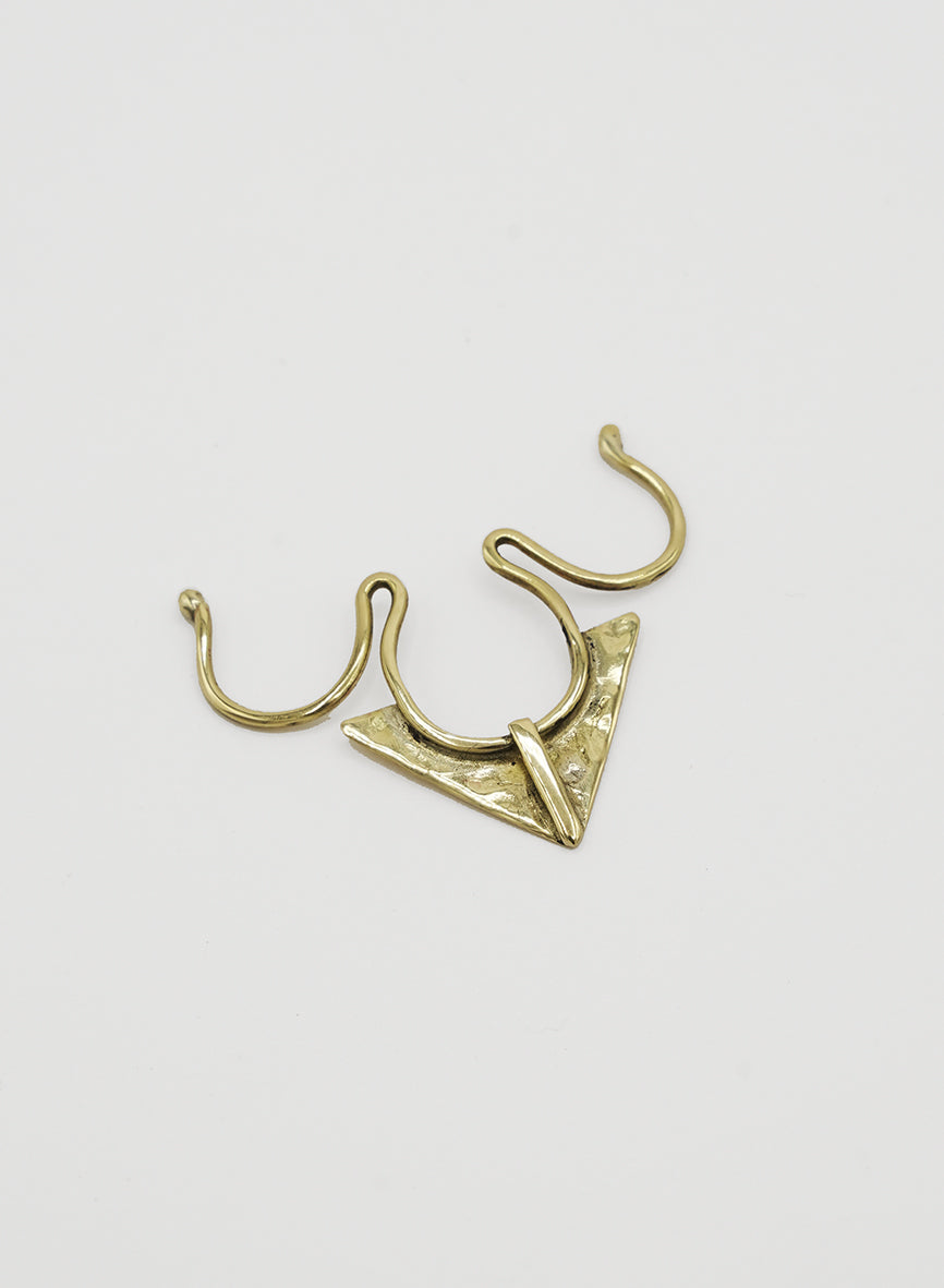 triangle shape septum, nose jewelry