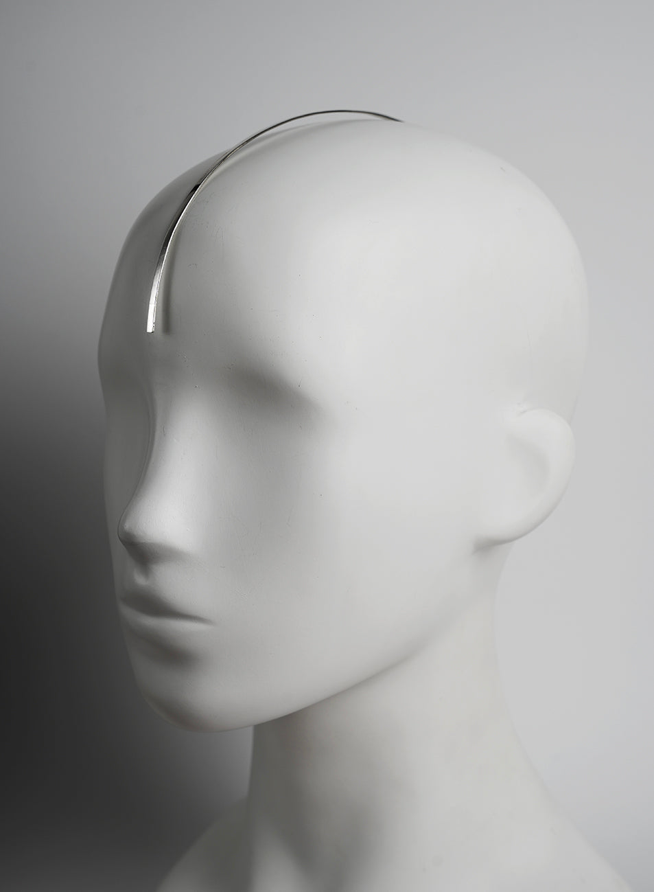 strict silver jewelry design headpiece