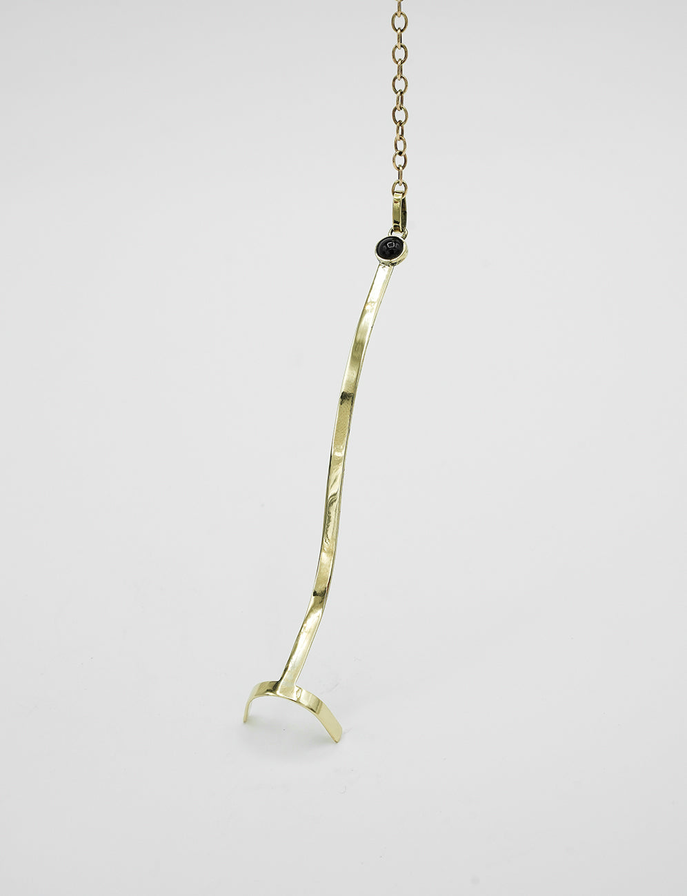 golden face jewelry for the nose