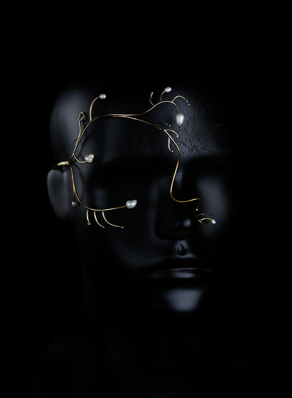 organic golden face original jewelry