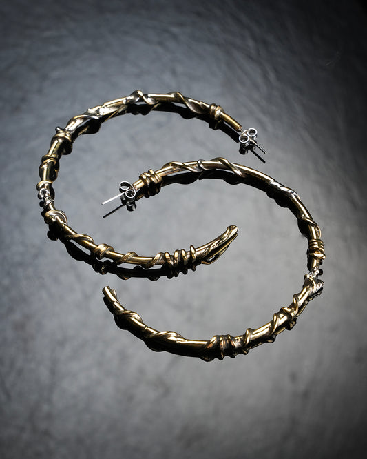 stunning XXL hoop earrings