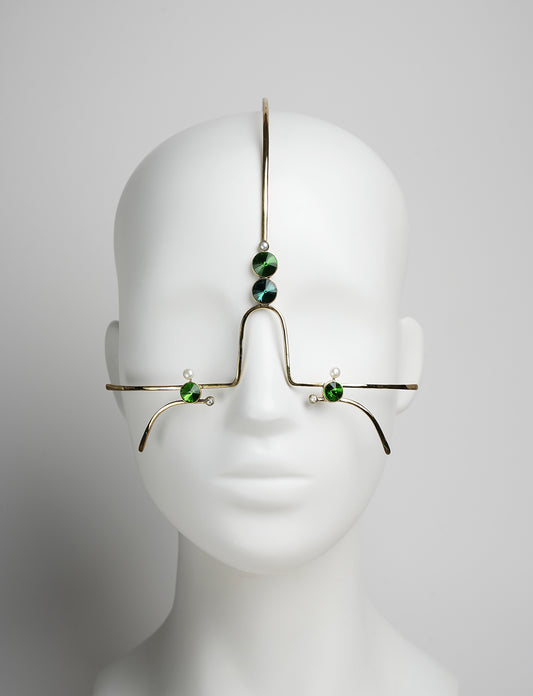 gold face mask jewelry, perfect item for fashion, festivals and events