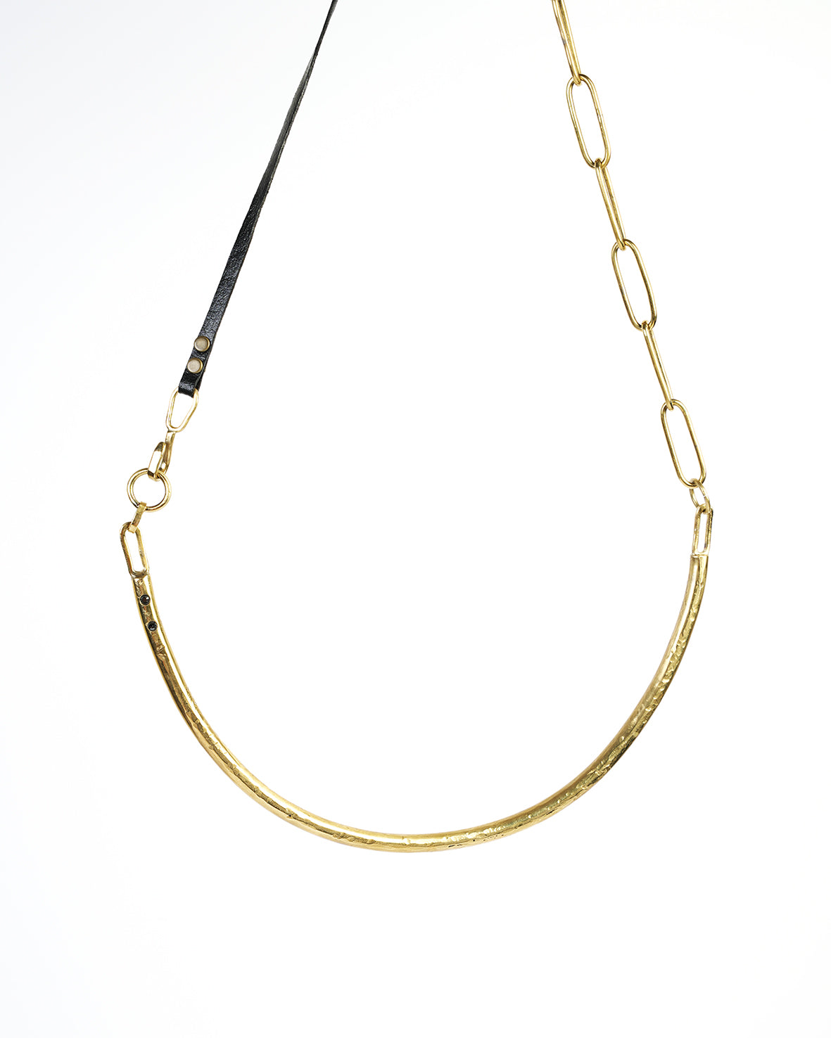 raw jewelry large necklace 