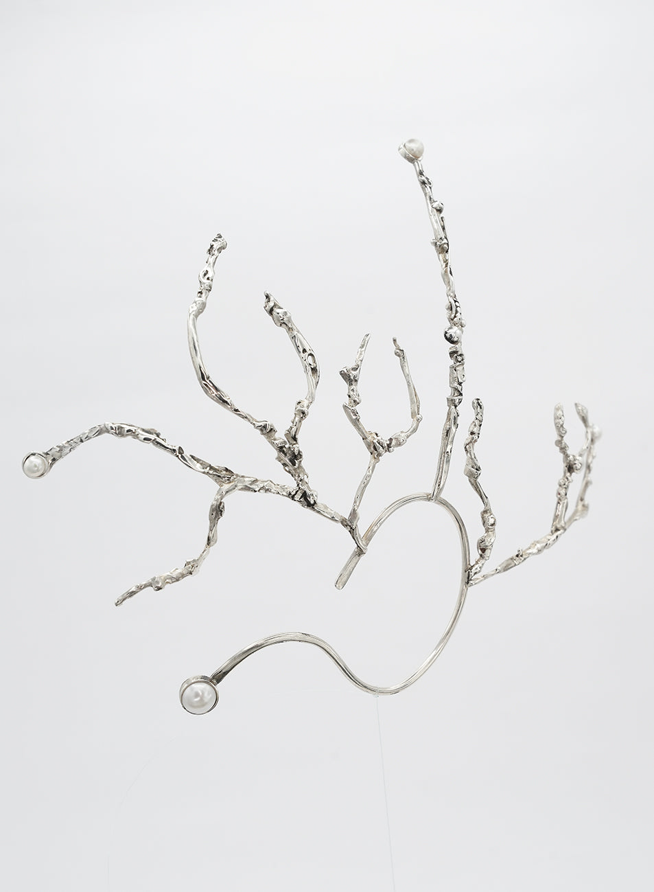 very big and original ear cuff silver jewelry, one of a kind