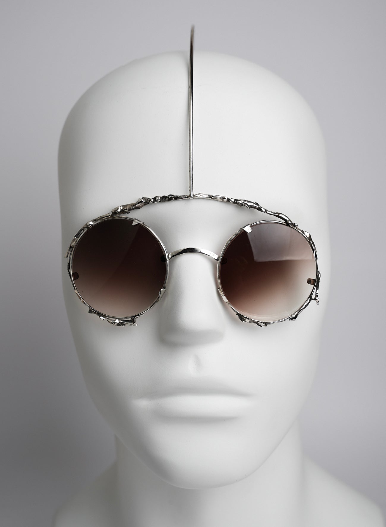 modern type of futuristic sunglasses
