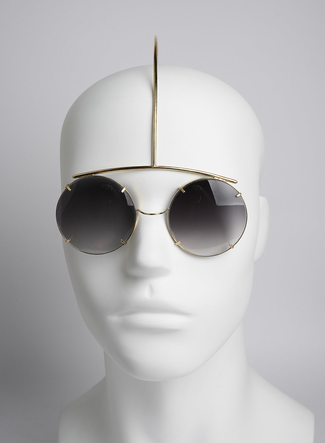 modern type of futuristic sunglasses